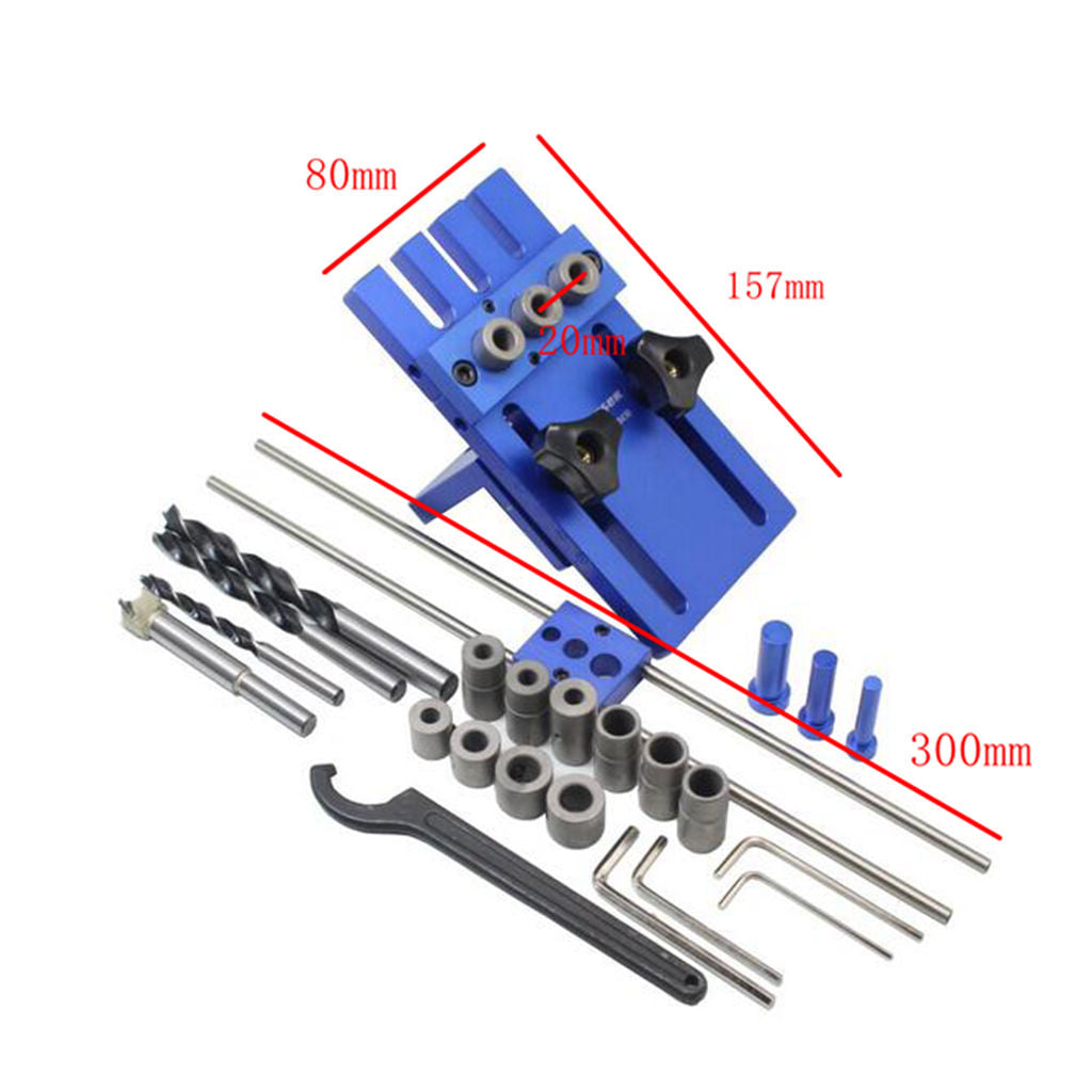 Pocket-Hole-Drill-Guide-Dowel-Jig-Drill-Bit-Kit-Woodworking-Joint-Cutter