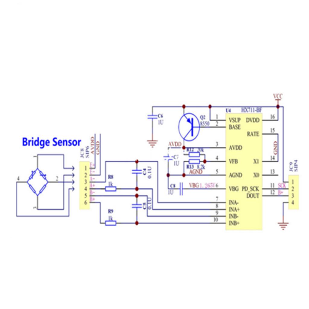 HX711-Weighing-Pressure-Sensor-24-bit-Precision-A/D-Module-for-Arduino