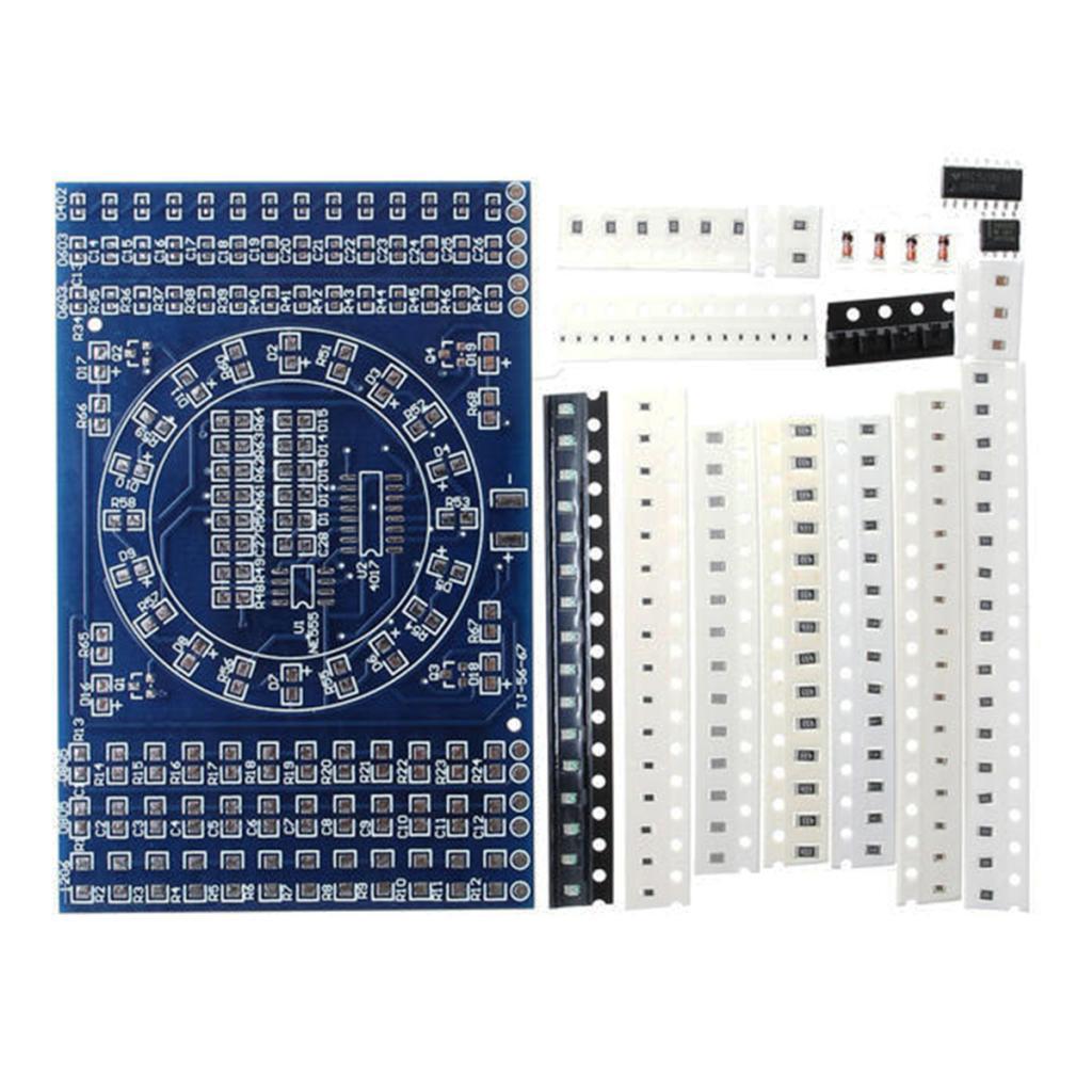 SMD-Component-Welding-Practice-Board-Soldering-Kit-Resitor-Diode-Transistor