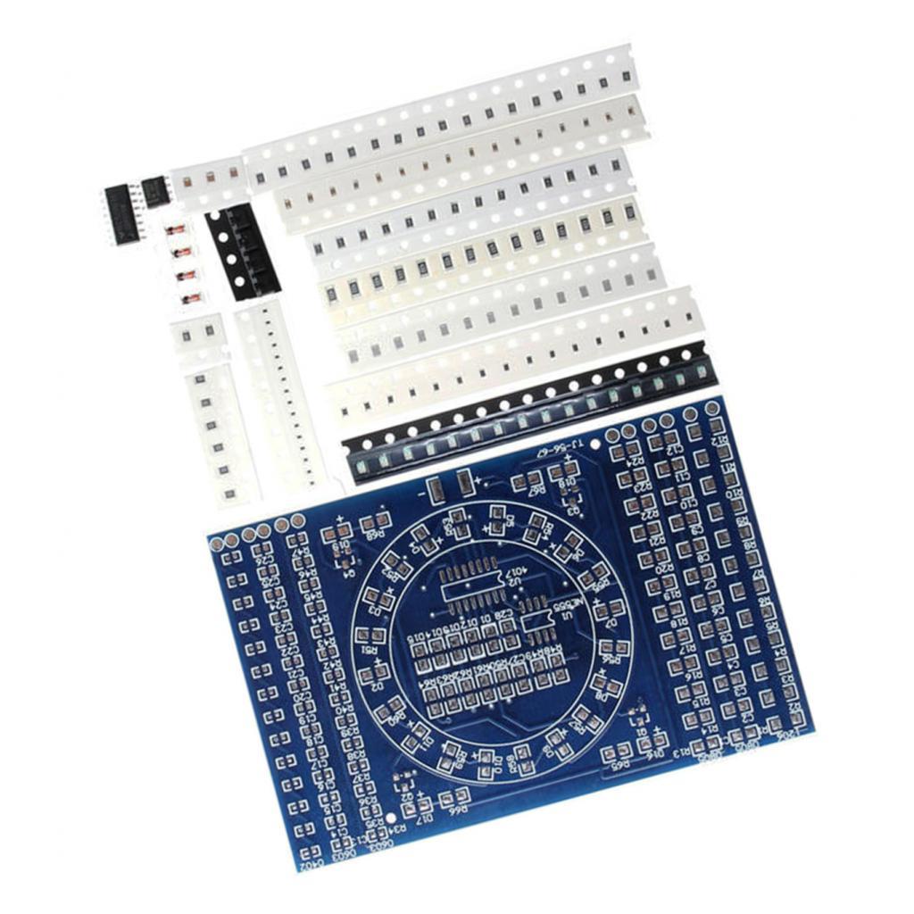 SMD-Component-Welding-Practice-Board-Soldering-Kit-Resitor-Diode-Transistor