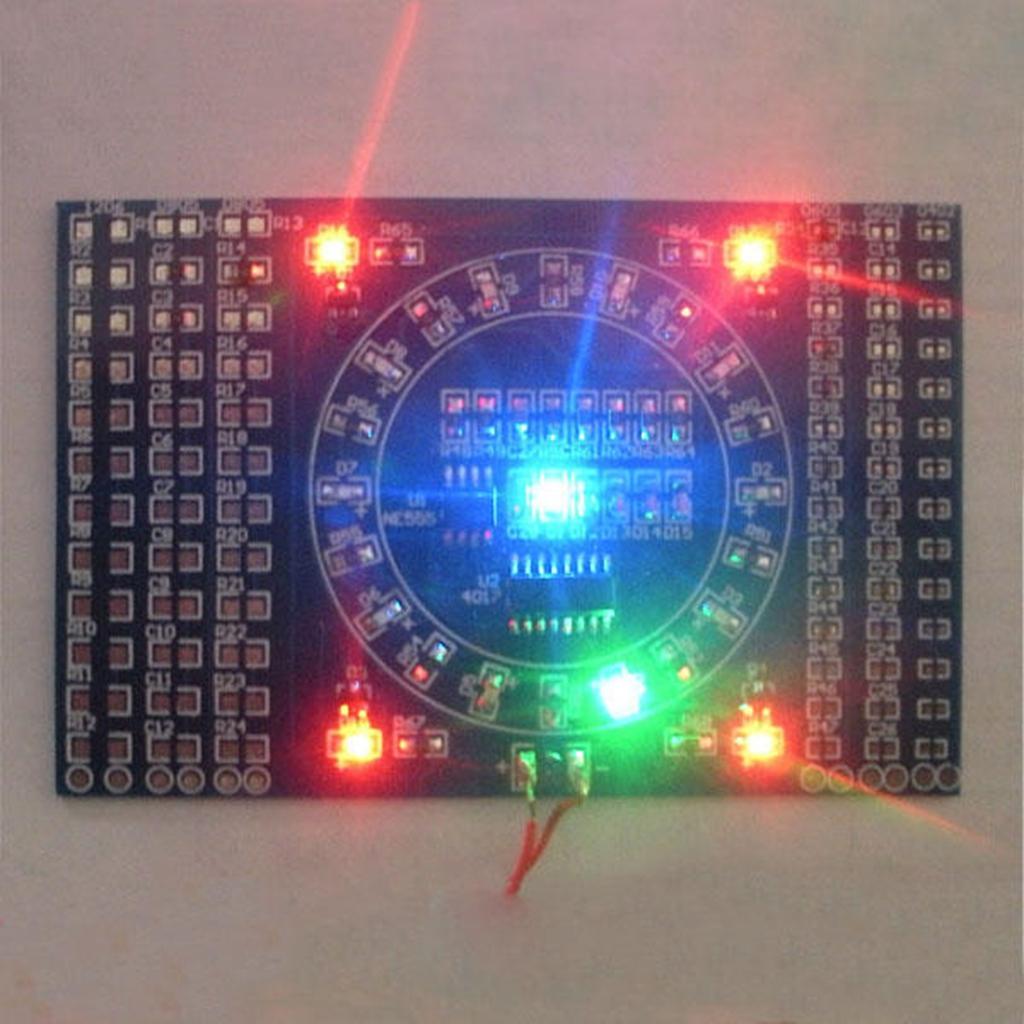 SMD-Component-Welding-Practice-Board-Soldering-Kit-Resitor-Diode-Transistor