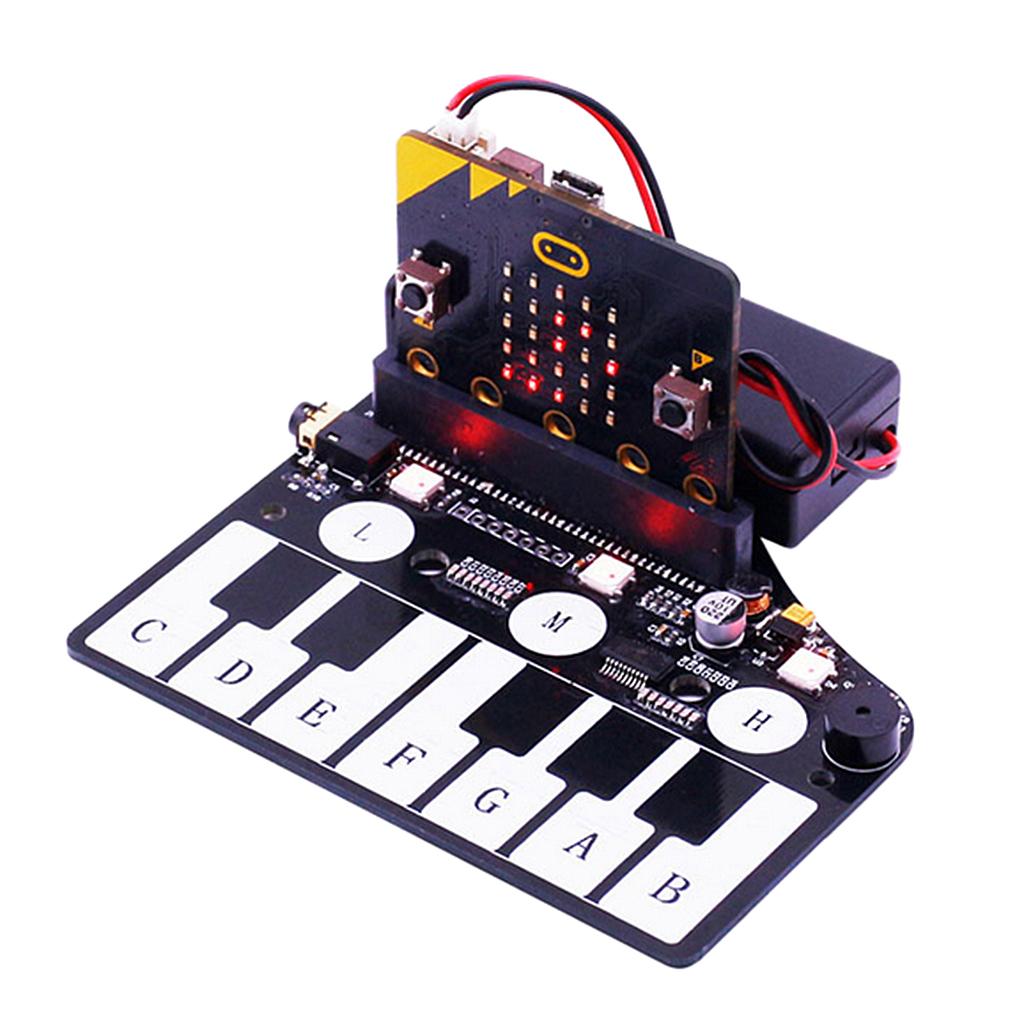 Microbit-Expansion-Board-Piano-Development-Board-with-microbit-board