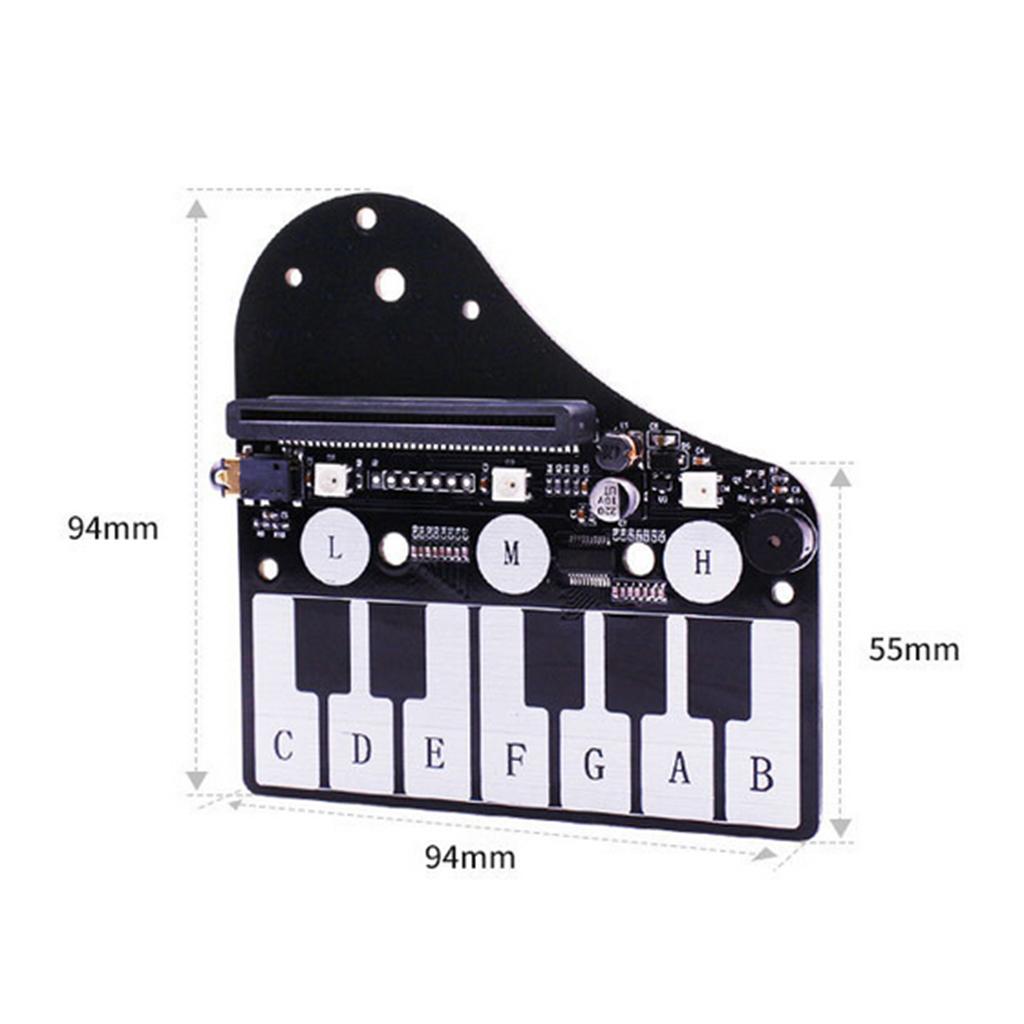 Microbit-Expansion-Board-Piano-Development-Board-with-microbit-board