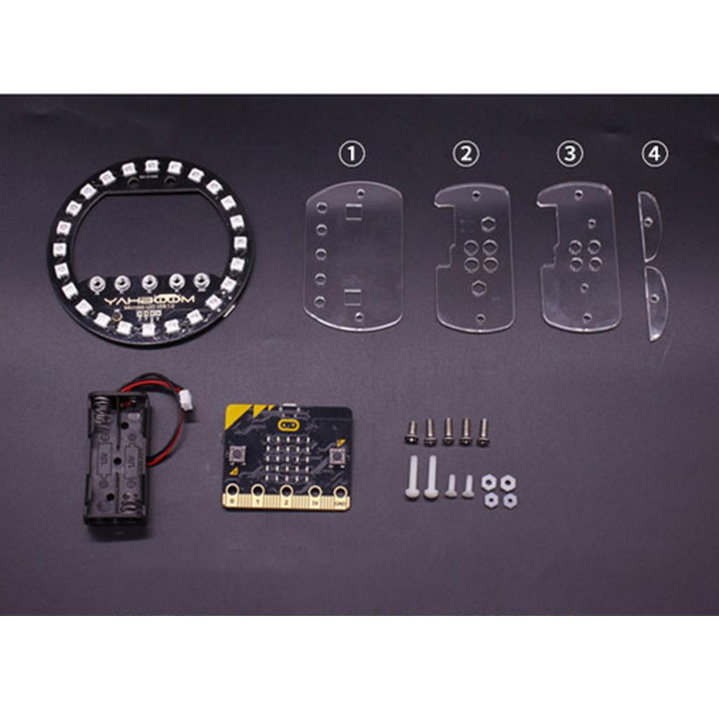 Microbit-Halo-Programmable-Expansion-Board-with-microbit-USB