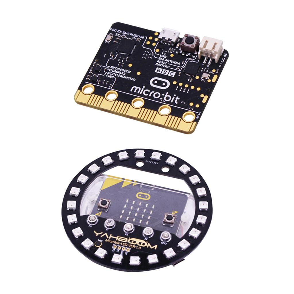 Microbit-Halo-Programmable-Expansion-Board-with-microbit-USB