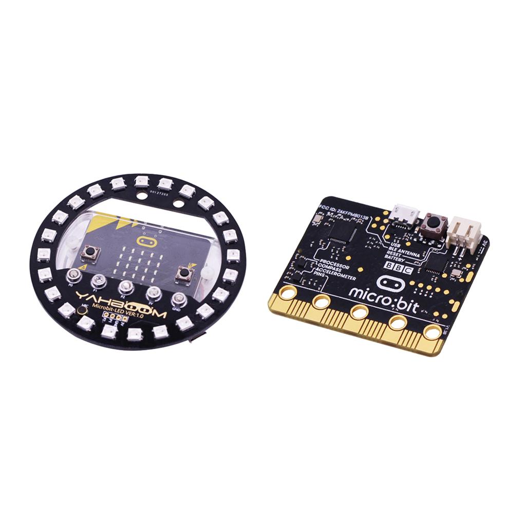 Microbit-Halo-Programmable-Expansion-Board-with-microbit-USB