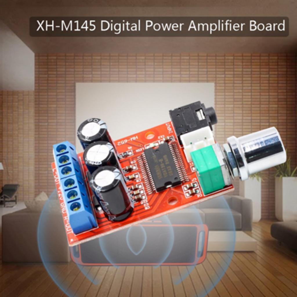 12W+12W-XH-M145-Dual-Channel-Digital-Audio-Amplifier-Class-D-Power-Board