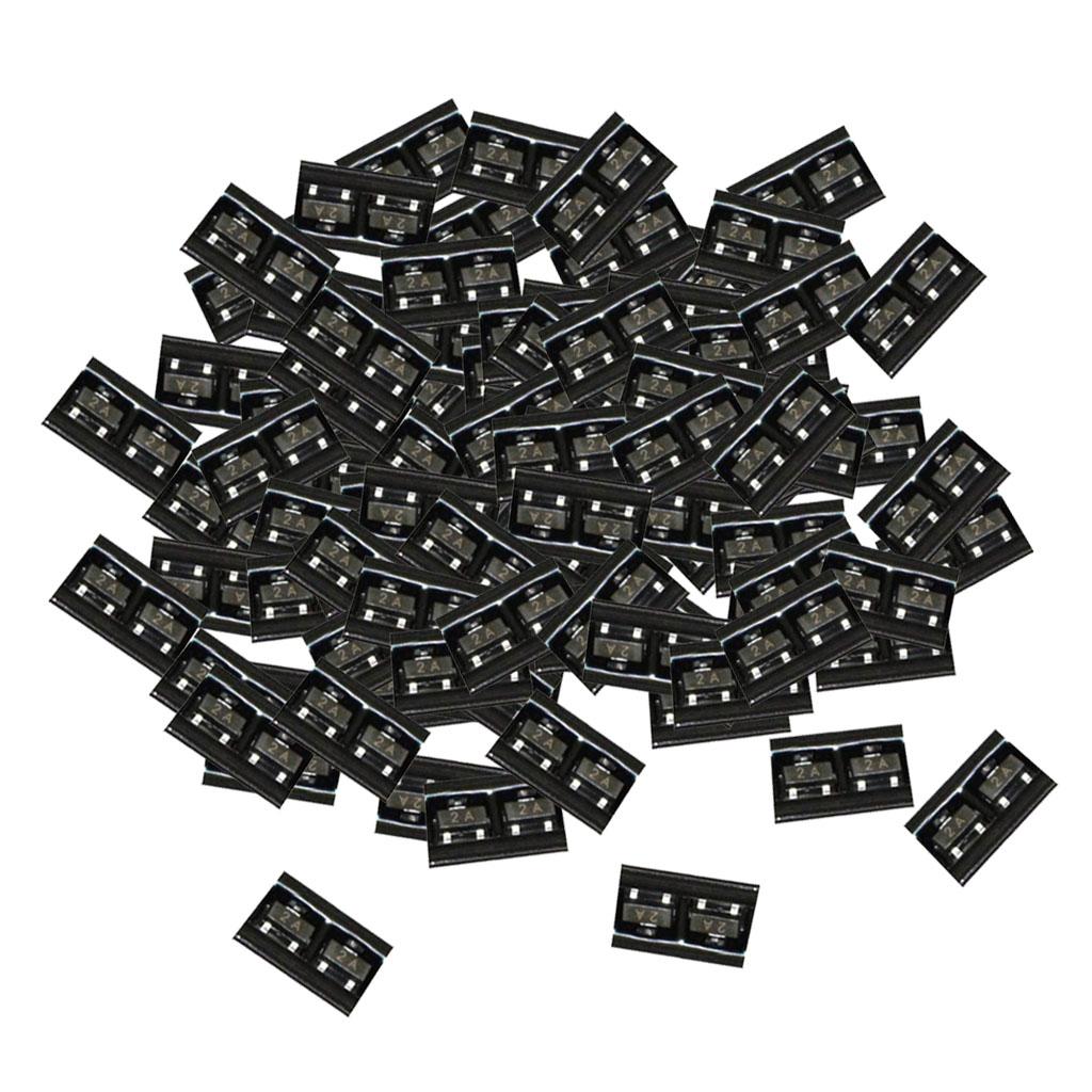 100-Pieces-40V-200mA-SOT-23-2N3906-SMD-PNP-Transistor