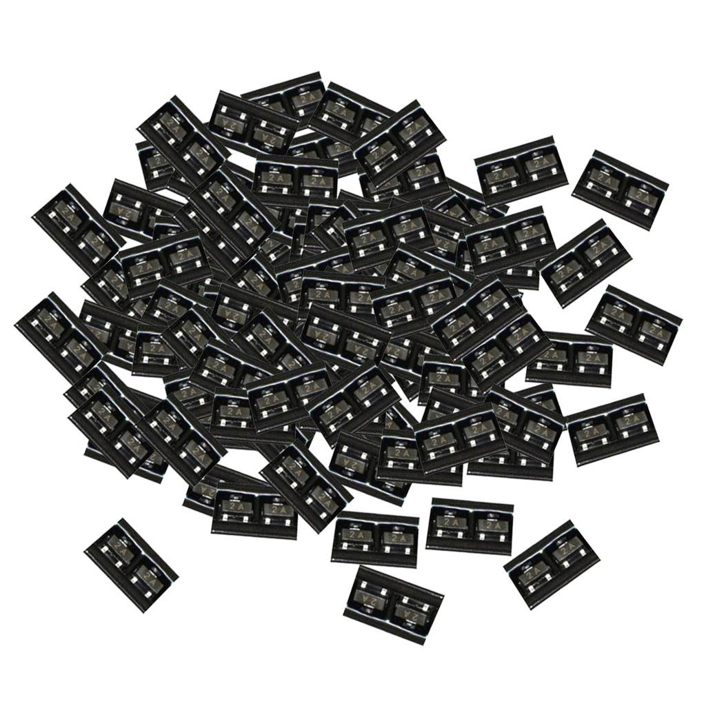 100-Pieces-40V-200mA-SOT-23-2N3906-SMD-PNP-Transistor