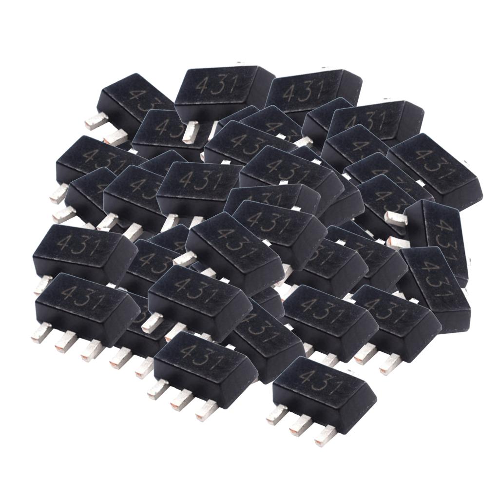 100Pcs-SMT-transistor-TL431-431-sot-23-0.5%-stabilized-voltage-transistor