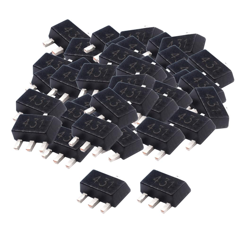 100Pcs-SMT-transistor-TL431-431-sot-23-0.5%-stabilized-voltage-transistor