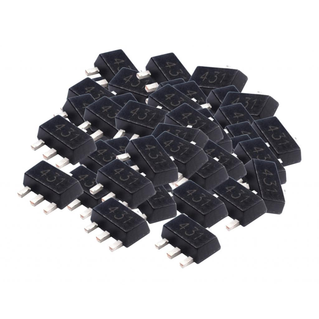 100Pcs-SMT-transistor-TL431-431-sot-23-0.5%-stabilized-voltage-transistor