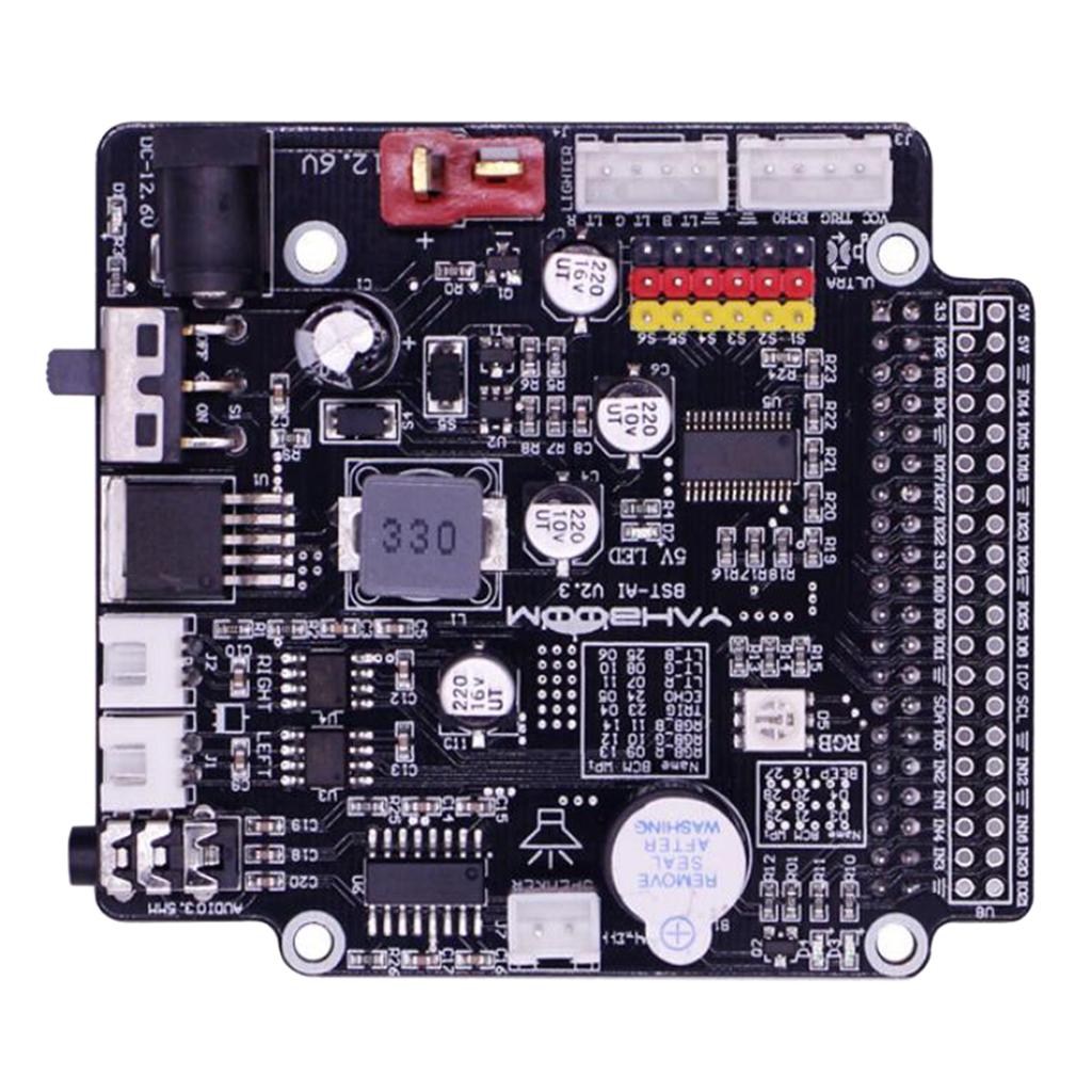 For-Raspberry-Pi-4B-3B/3B+-AI-Module-CPIO-Extension-Board-Multifunction