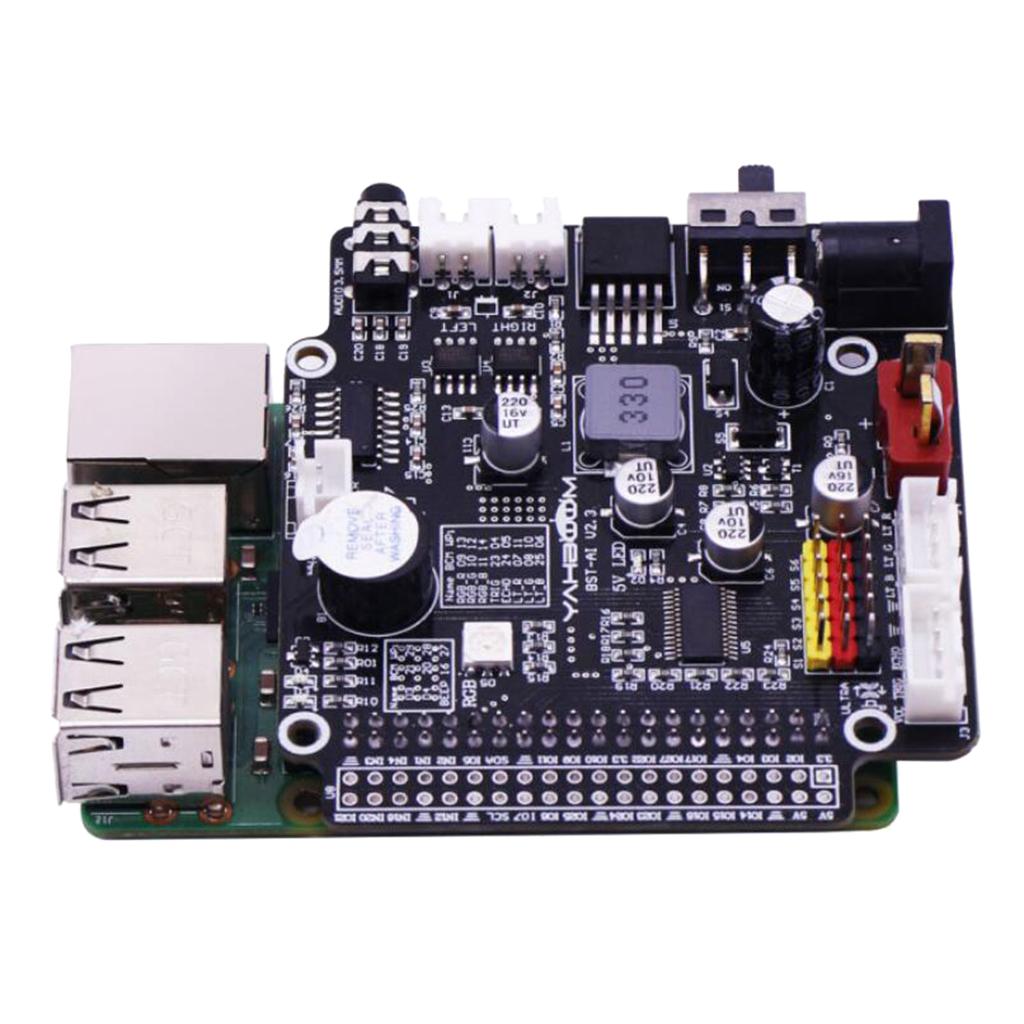 For-Raspberry-Pi-4B-3B/3B+-AI-Module-CPIO-Extension-Board-Multifunction