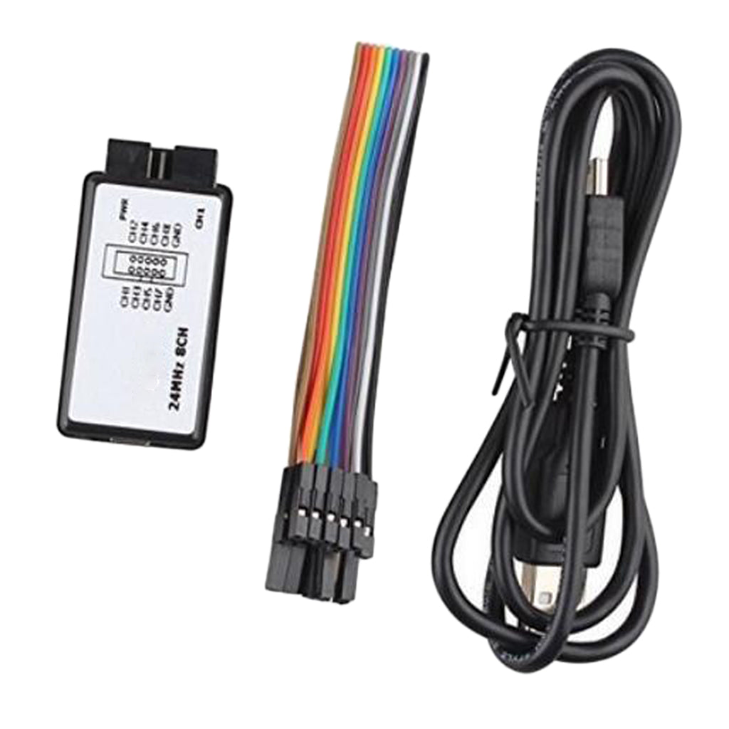 Logic Analyzer Device Set with USB Cable 24MHz 8CH for ARM FPGA