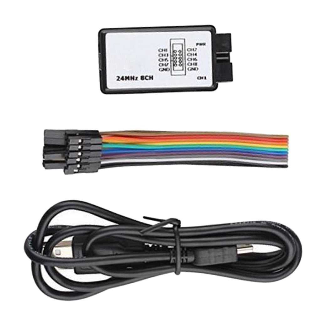 Logic Analyzer Device Set with USB Cable 24MHz 8CH for ARM FPGA