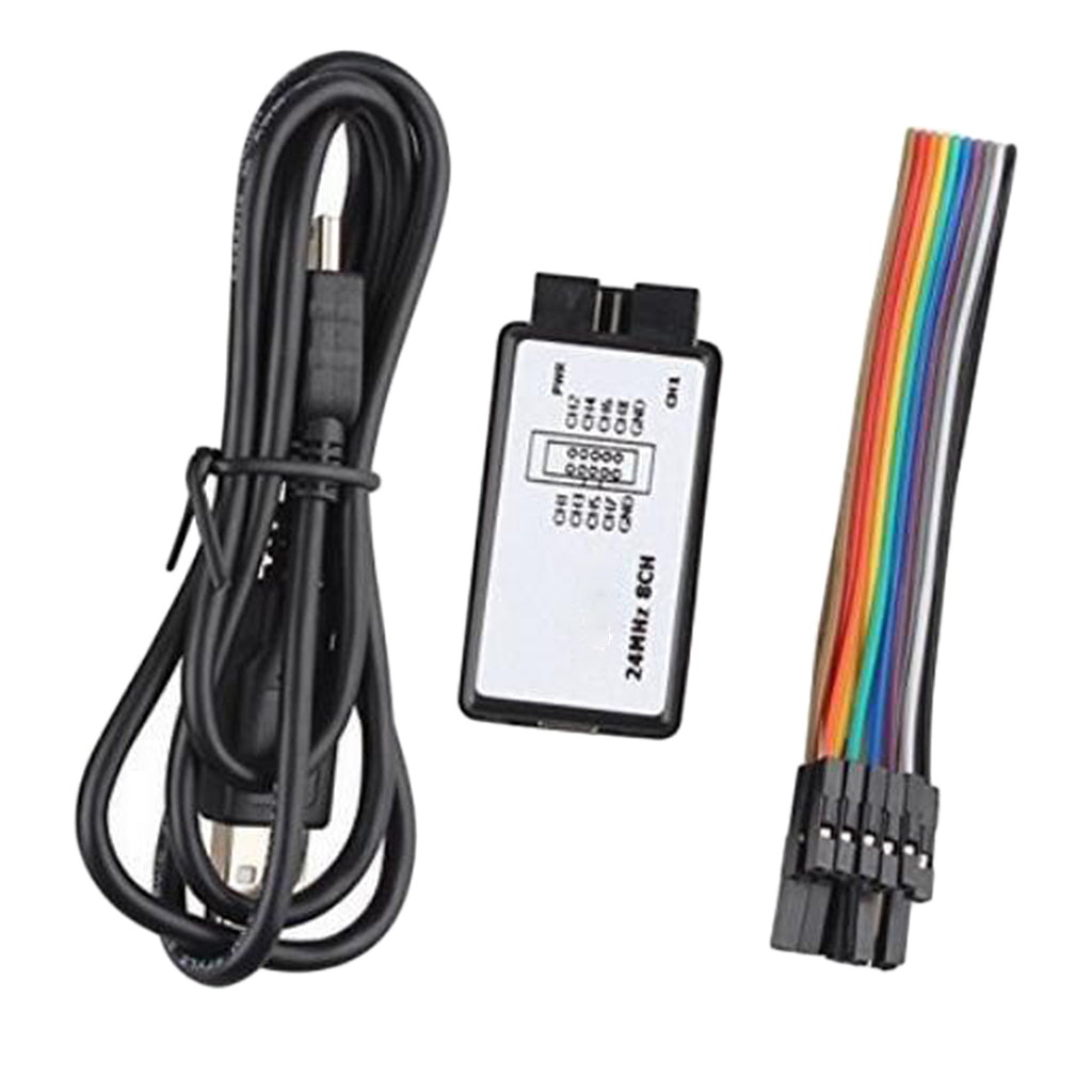 Logic Analyzer Device Set with USB Cable 24MHz 8CH for ARM FPGA