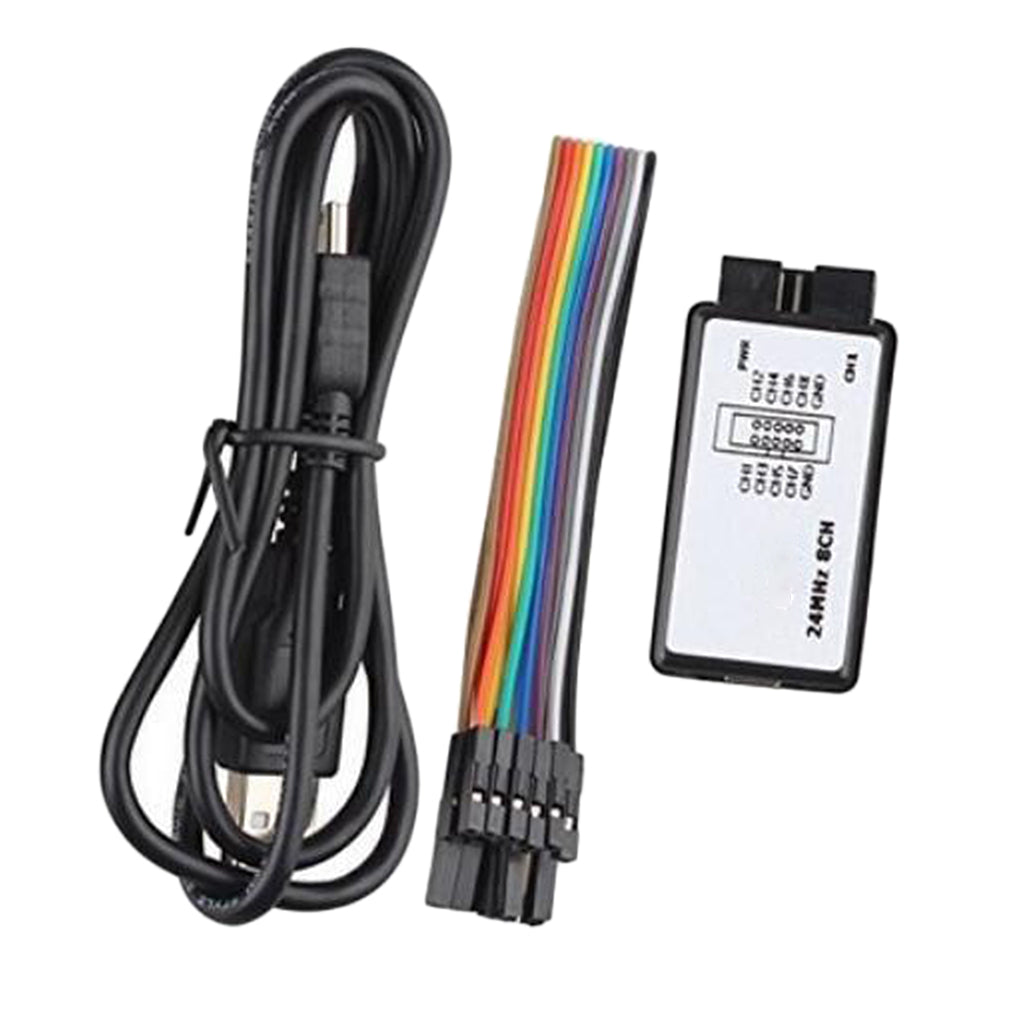 Logic Analyzer Device Set with USB Cable 24MHz 8CH for ARM FPGA