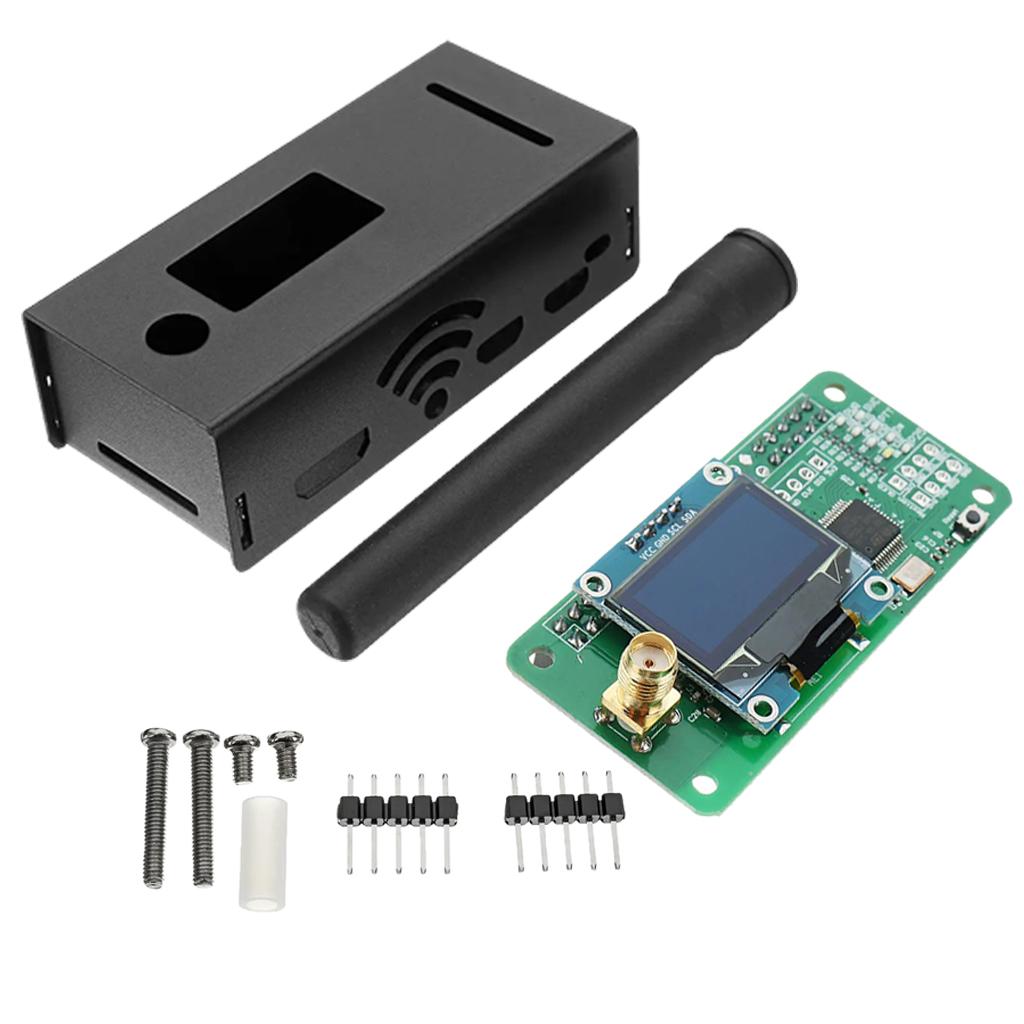 DIY-Set-Parts-OLED-&-Shell-&-Antenna-Black-fits-Raspberry-Pi-XR103-Support