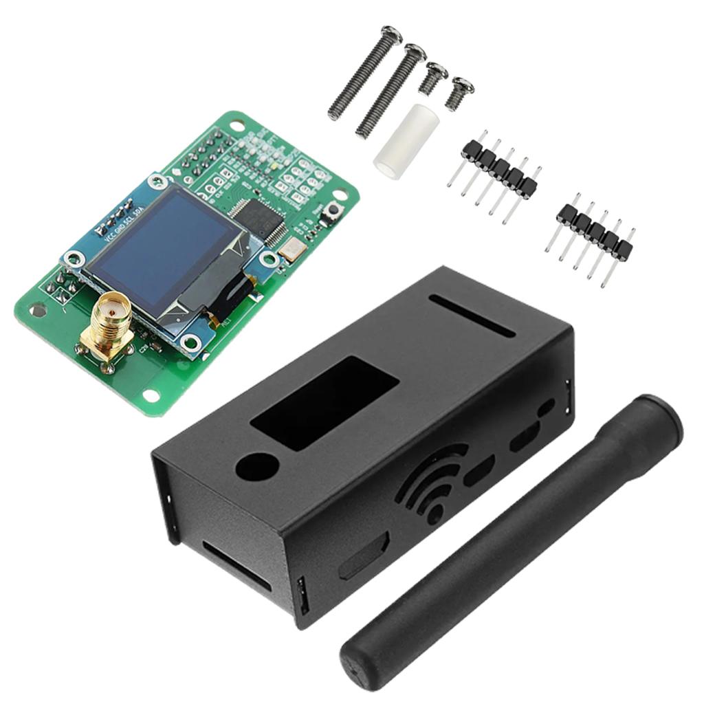 DIY-Set-Parts-OLED-&-Shell-&-Antenna-Black-fits-Raspberry-Pi-XR103-Support