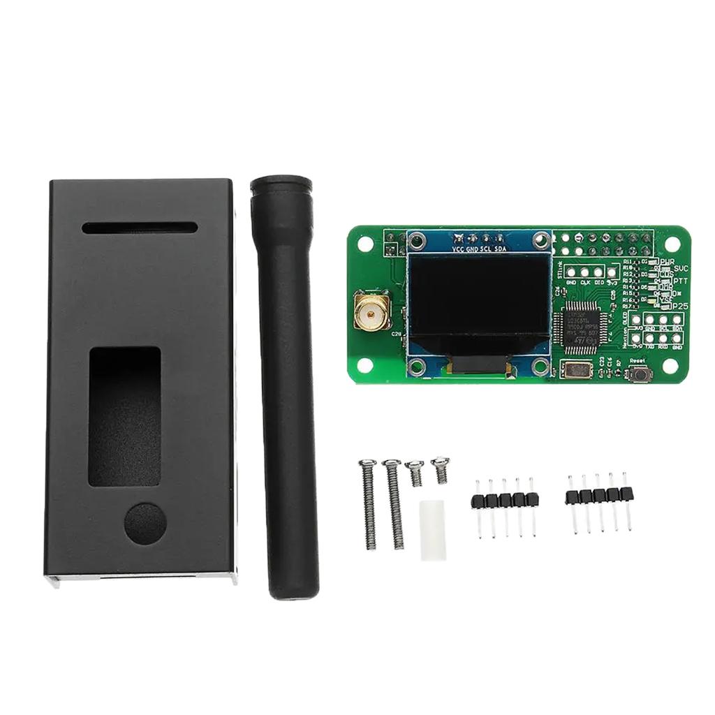 DIY-Set-Parts-OLED-&-Shell-&-Antenna-Black-fits-Raspberry-Pi-XR103-Support