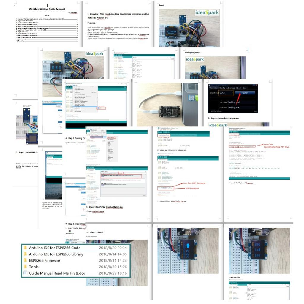 Humidity-and-Ambient-Pressure-Sensors-ESP8266-Weather-Station-Kit