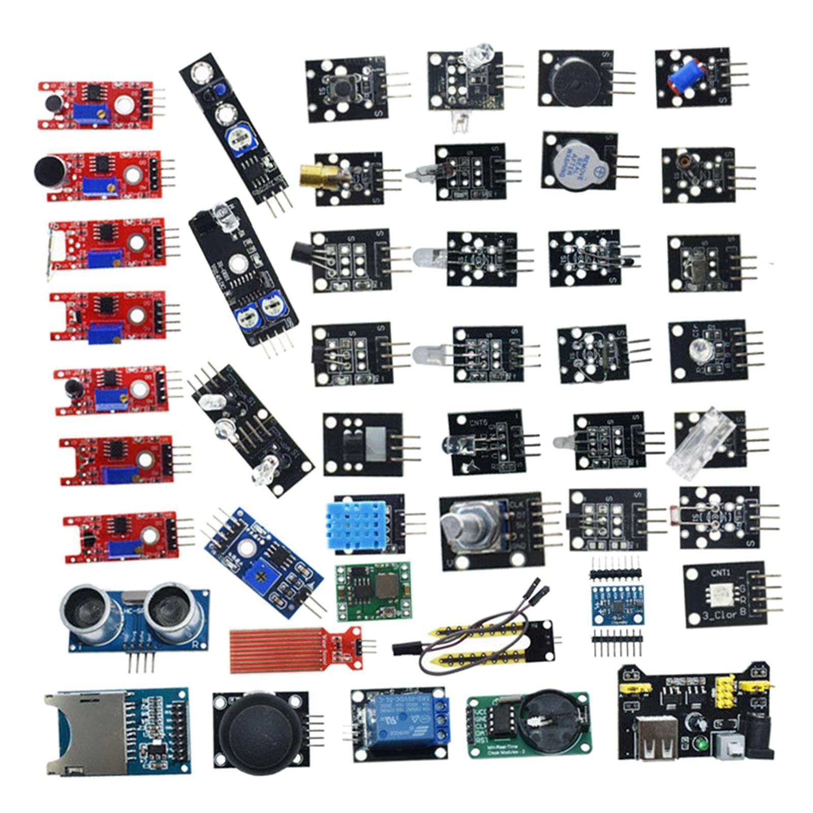 NEW-Upgraded-Version-45pcs-Sensor-Modules-Starter-Kit-for-Computer-Accs-Bagged