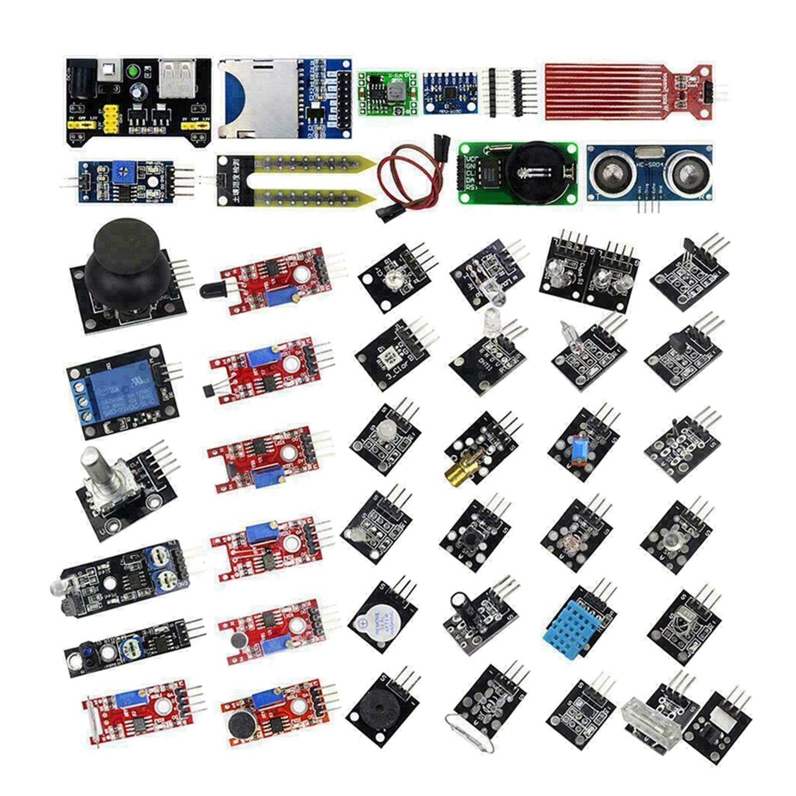 NEW-Upgraded-Version-45pcs-Sensor-Modules-Starter-Kit-for-Computer-Accs-Boxed