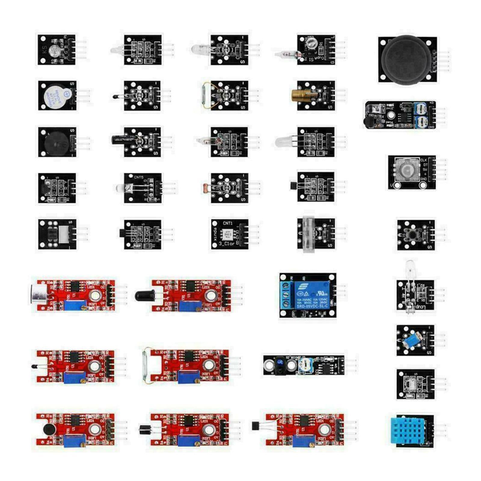 NEW-Upgraded-Version-45pcs-Sensor-Modules-Starter-Kit-for-Computer-Accs-Boxed