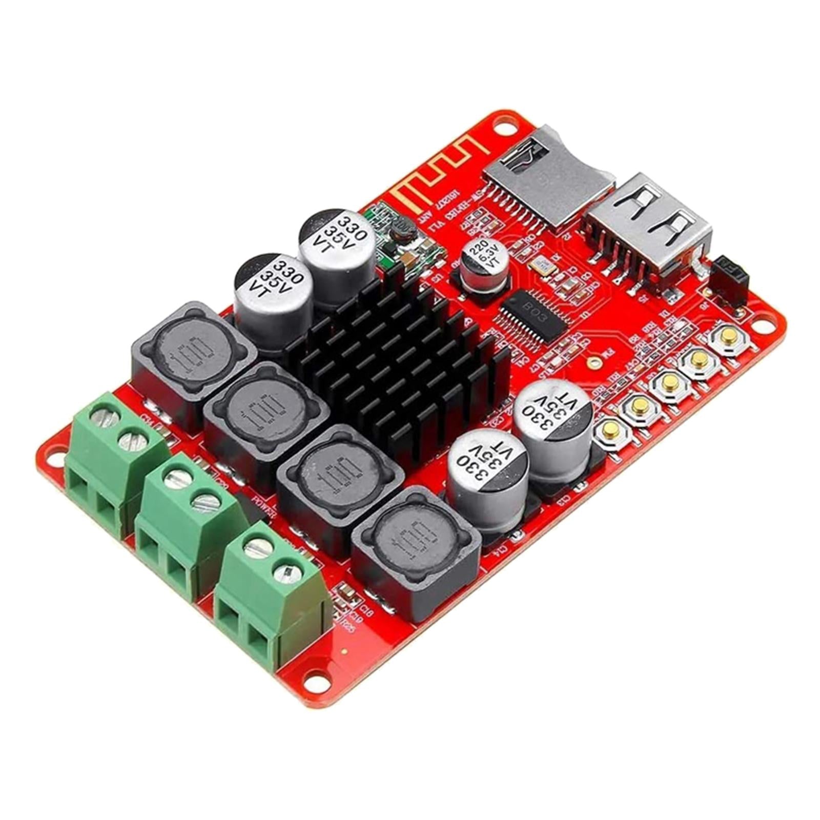 50W+50W TPA3116 Wireless Amplifier Audio Board Digital U Disk with Remote