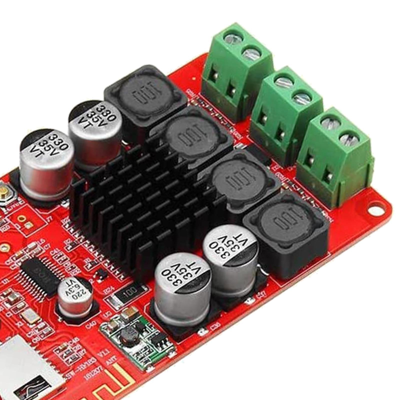 50W+50W TPA3116 Wireless Amplifier Audio Board Digital U Disk with Remote