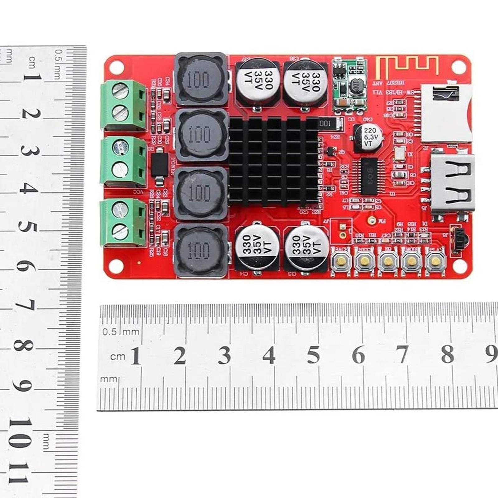 50W+50W TPA3116 Wireless Amplifier Audio Board Digital U Disk with Remote