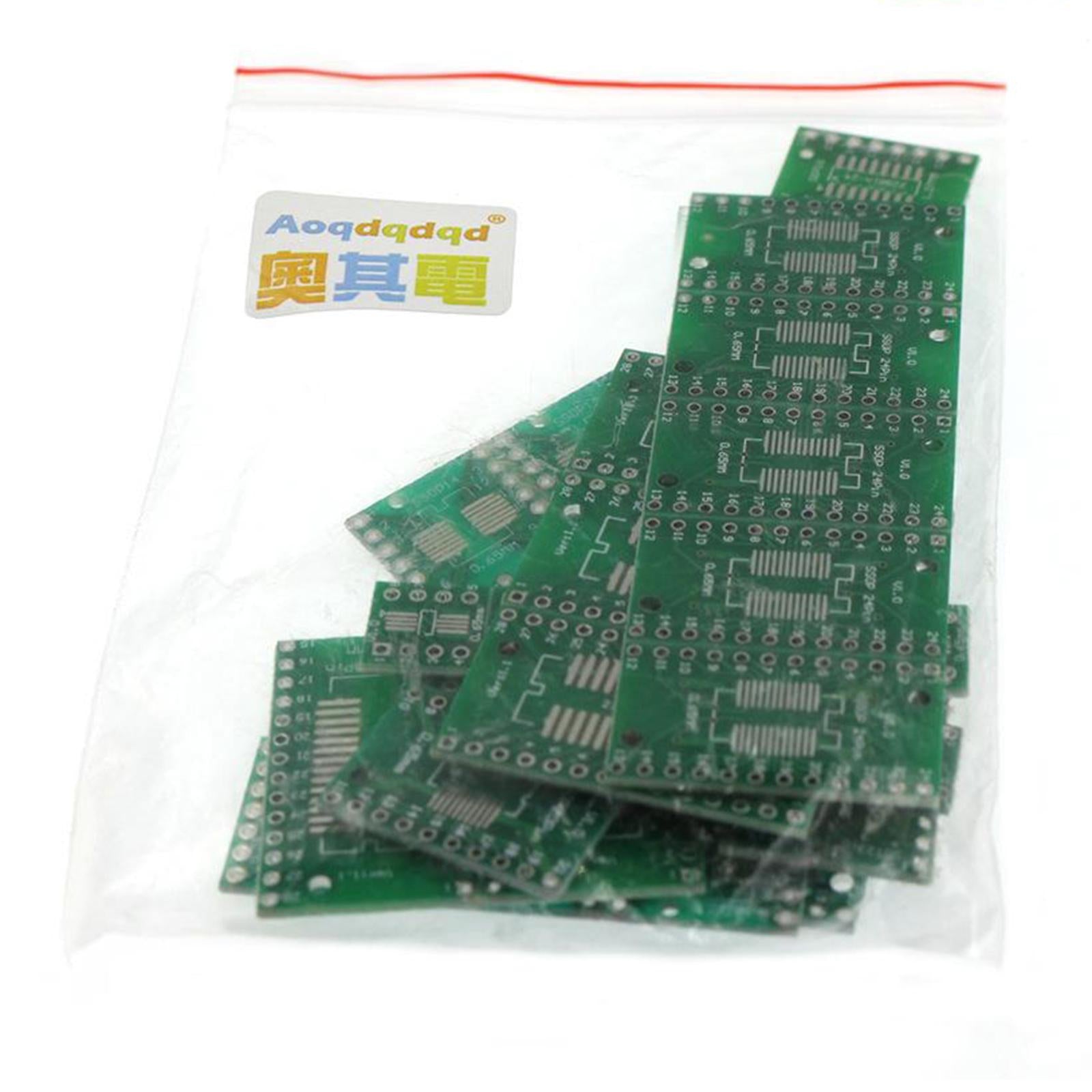 Set-of-35-SOP-MSOP-SSOP-SOT23-DIP-Adapter-PCB-Socket-Convertor-Board-DIY