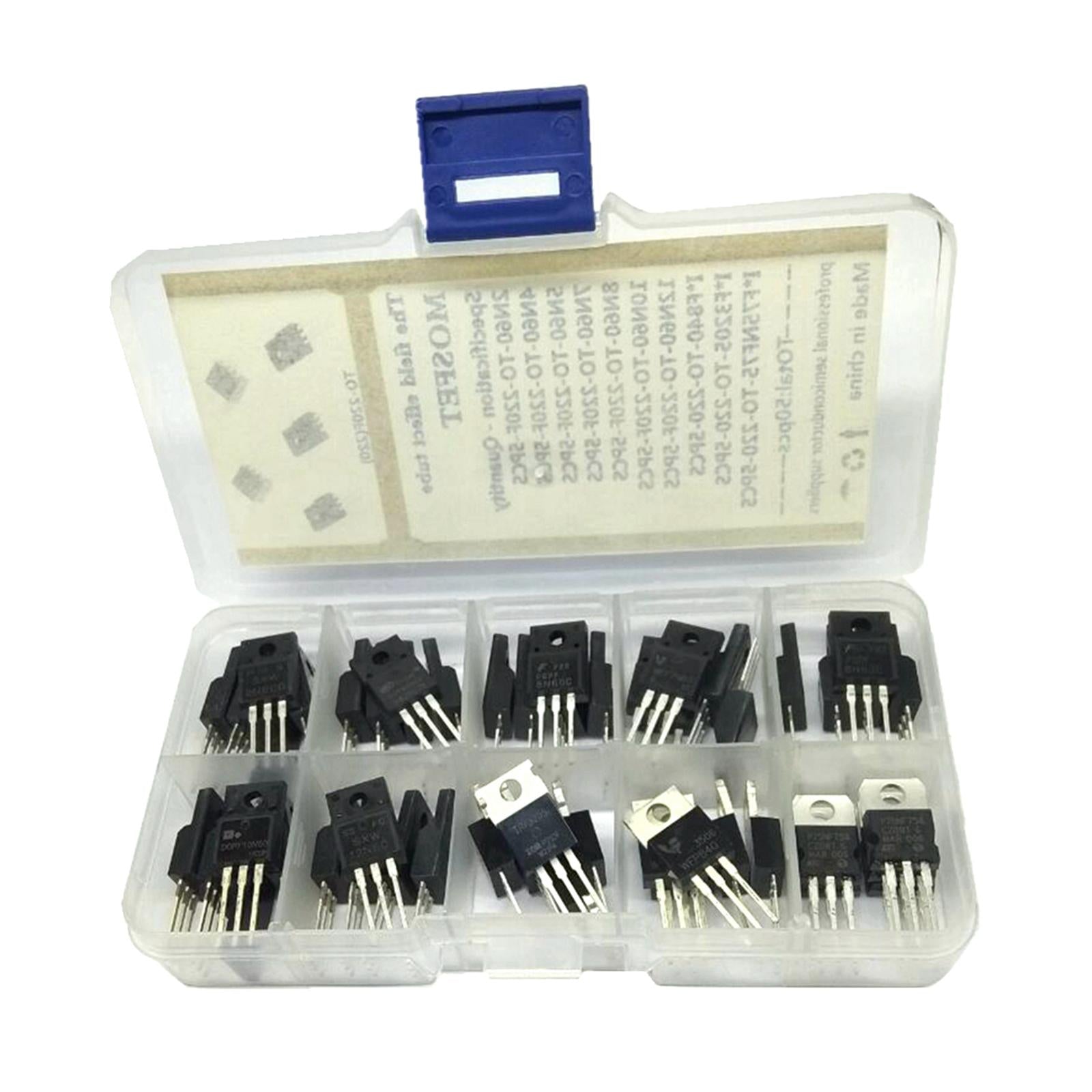 50Pcs-Transistor-Assortment-fast-Switching-Repair-Voltage-Regulator