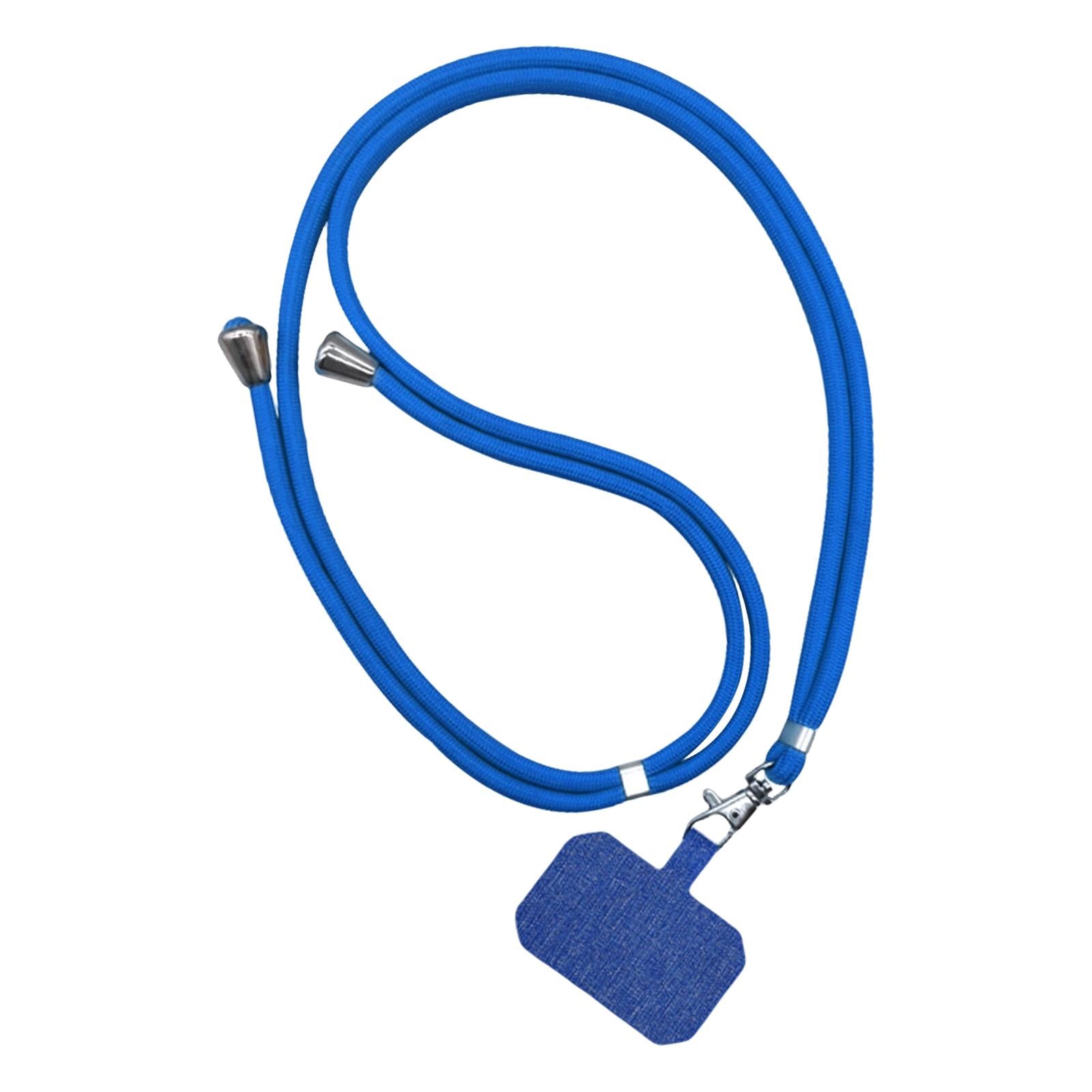 Universal Phone Lanyard Adjustable Smartphone Crossbody Strap Blue