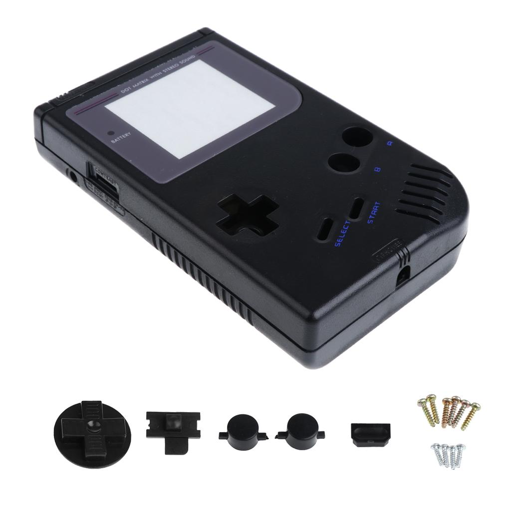 One Set Protective Console Shell for Nintendo Game Boy Classic Black