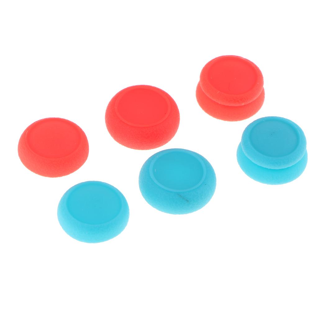 Thumb Stick Grip Cap Analog Stick Cover for Nintendo Switch NS red blue