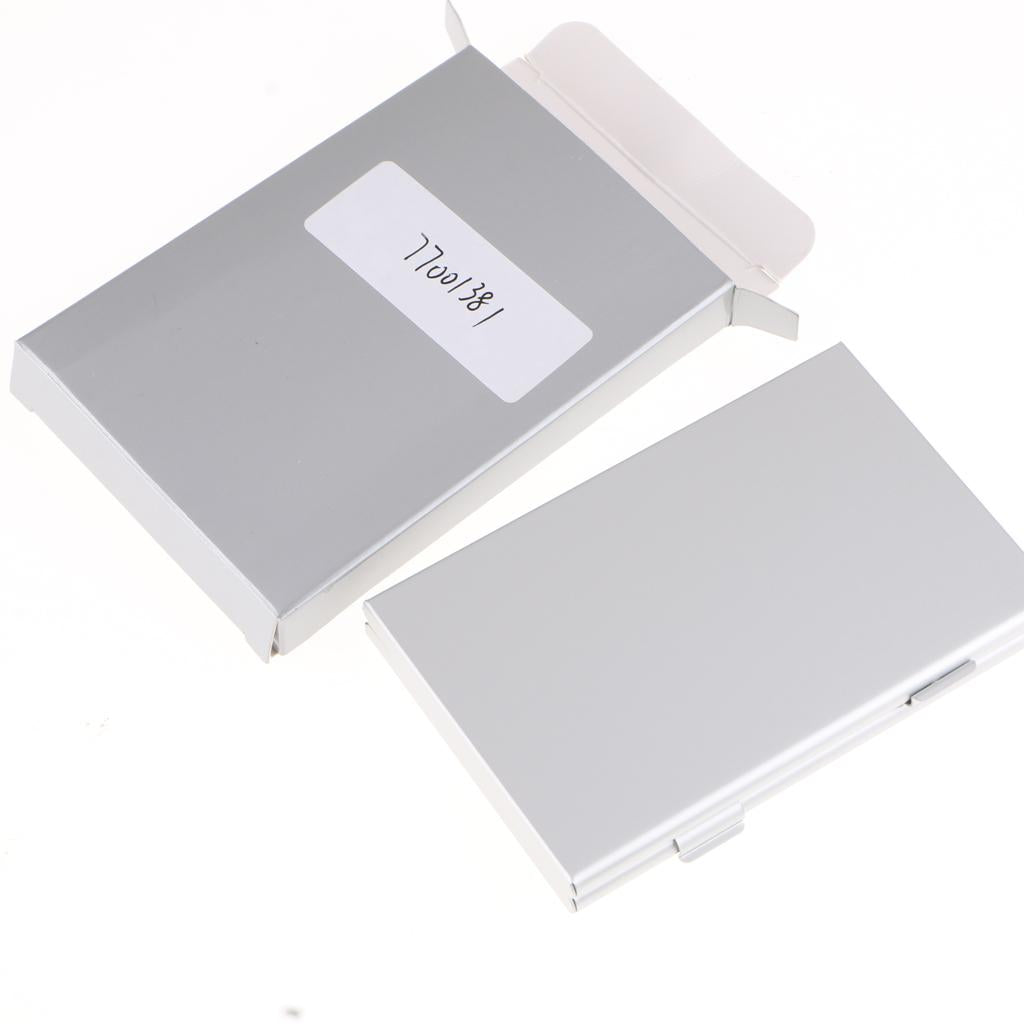 24 Pcs SIM Card Storage Box Case Hard Shell Cover Protective Holder Silver