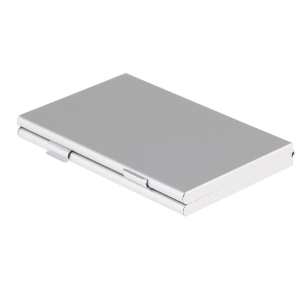 24 Pcs SIM Card Storage Box Case Hard Shell Cover Protective Holder Silver