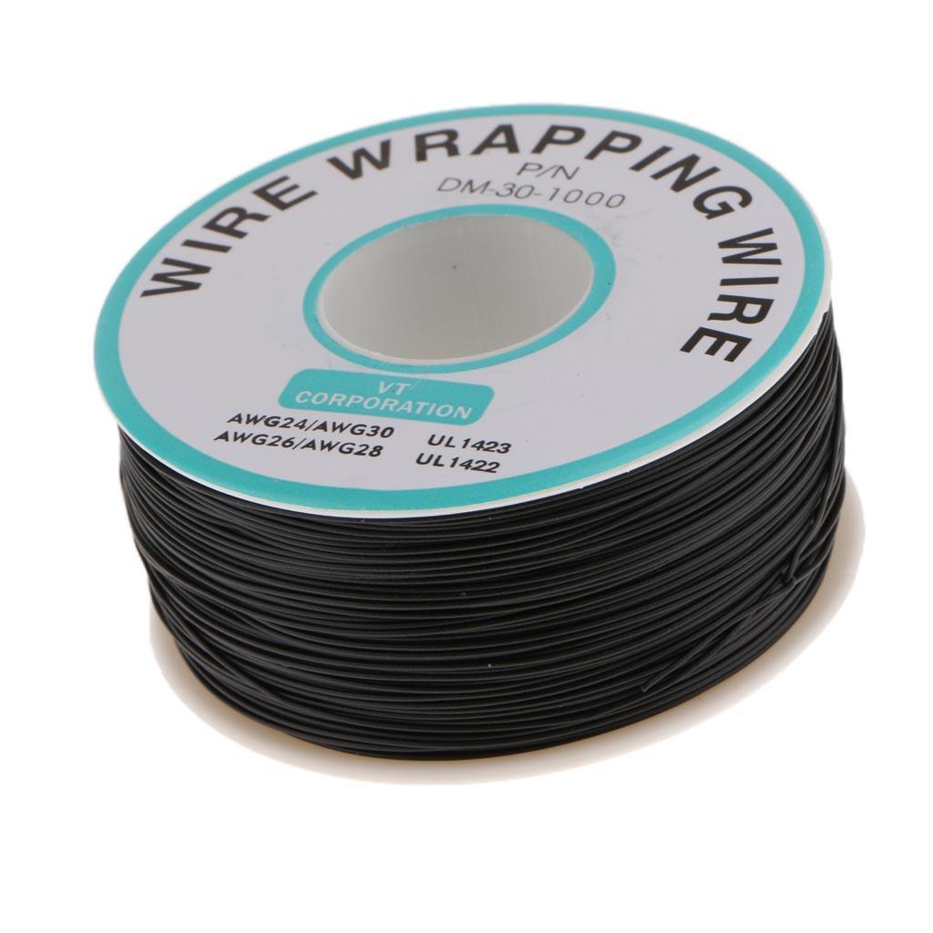 70mm-Wire-Wrapping-Wire-Tin-Plated-Copper-Cable-for-XBOX360-PS2-WII-black