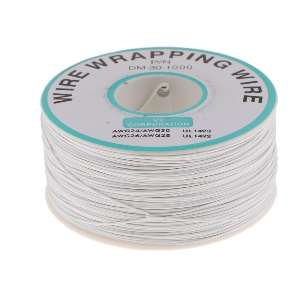 70mm-Wire-Wrapping-Wire-Tin-Plated-Copper-Cable-for-XBOX360-PS2-WII-white