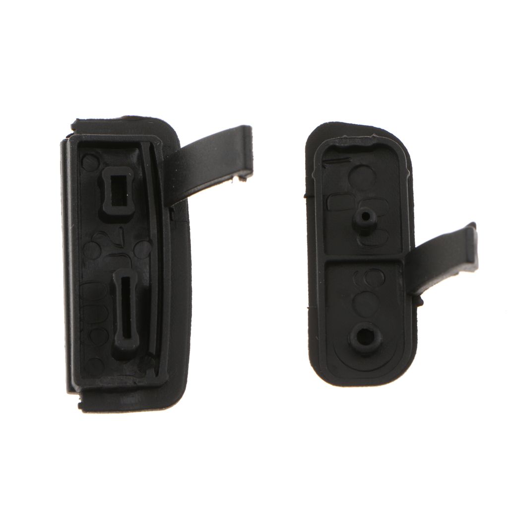 2x Rubber Cover for Canon EOS 600D Repair Part USB Port Cap Interface Door Lid Plastic Material