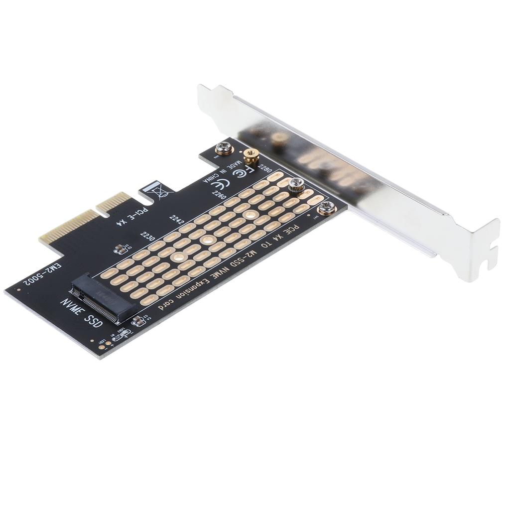 M.2 NVMe SSD to PCIE 3.0 X4 Adapter M Key interface Card with Heatsink for PC Laptop