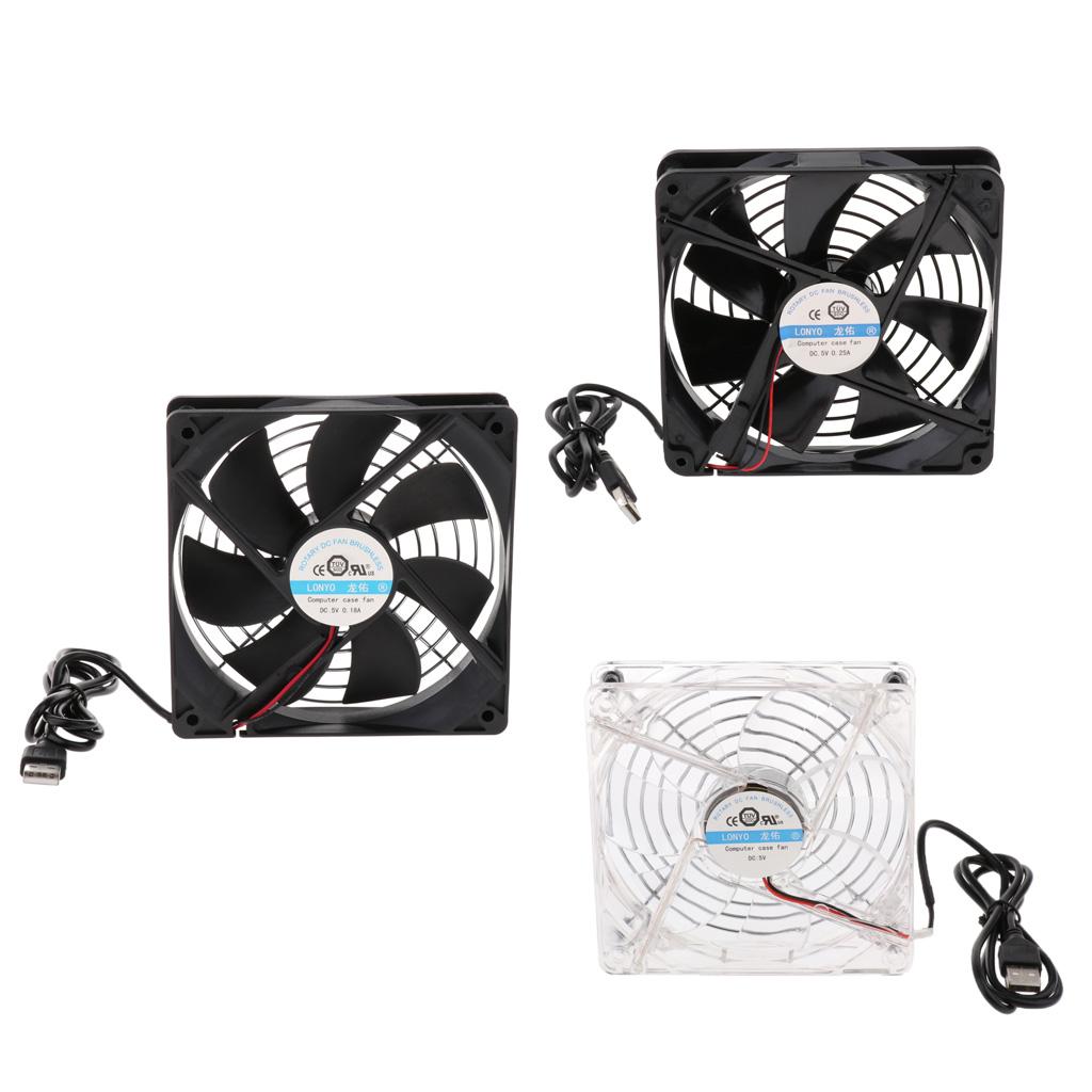 5V-12cm-USB-Cooling-Fan-Heatsink-For-PC-Computer