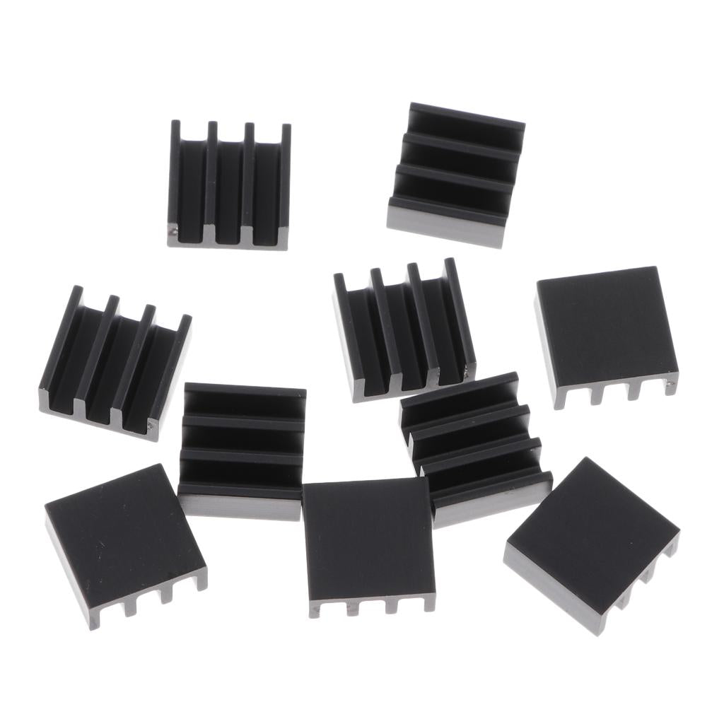 10PCS-Aluminum-Heatsink-Cooling-Fin-Heatsink-Cooler,11x11x5mm,Aluminum