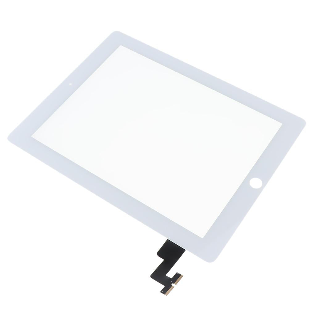 Digitizer Touch Screen Front Glass Panel Assembly for iPad 2 White