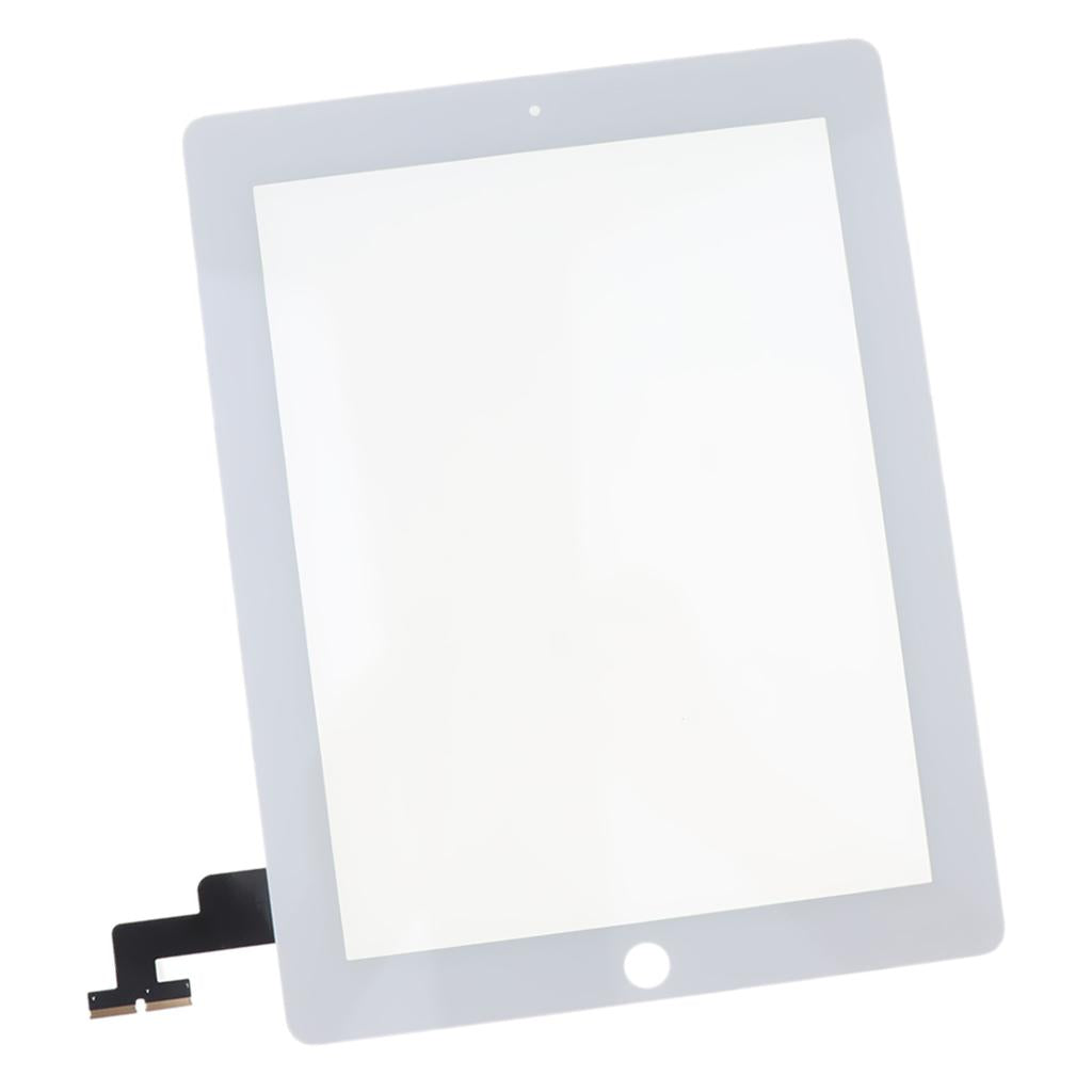 Digitizer Touch Screen Front Glass Panel Assembly for iPad 2 White