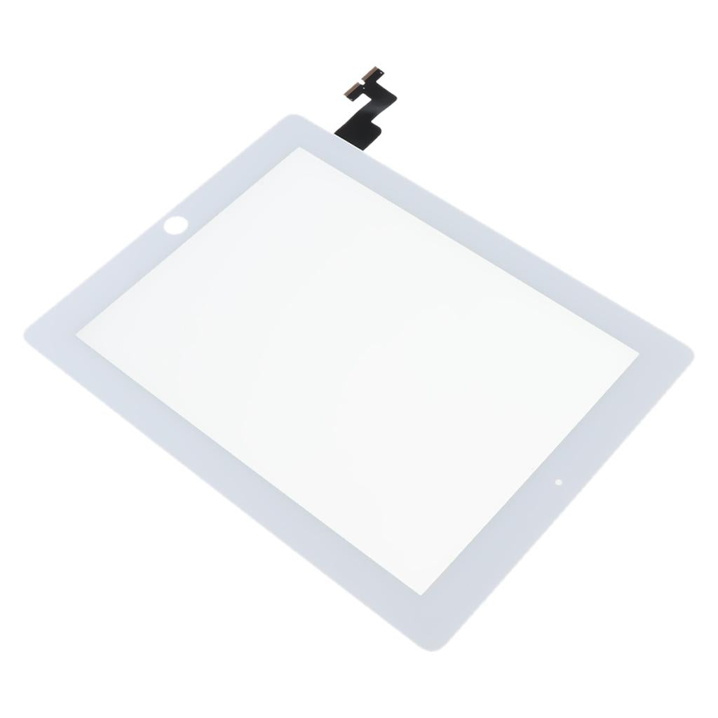 Digitizer Touch Screen Front Glass Panel Assembly for iPad 2 White