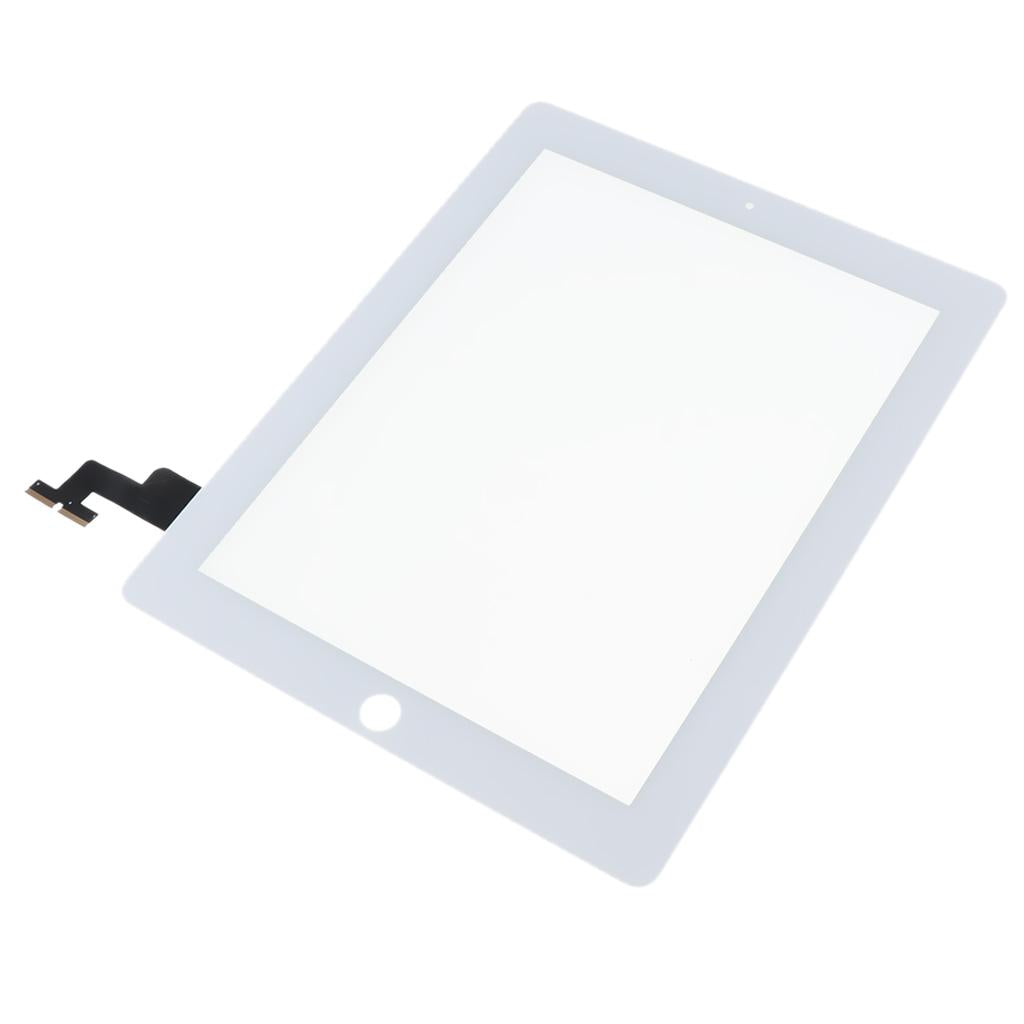 Digitizer Touch Screen Front Glass Panel Assembly for iPad 2 White