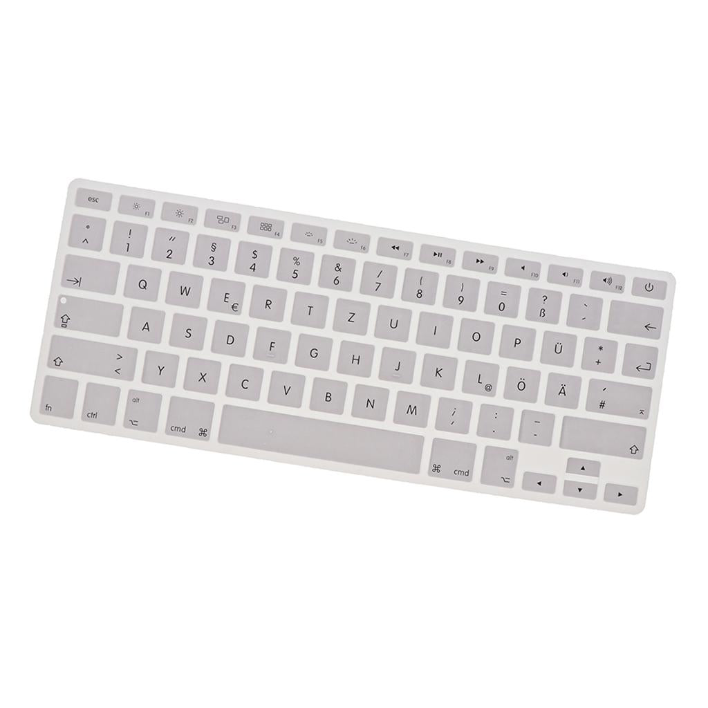 German Phonetic Keyboard Protective Film for 13/15inch Macbook   white